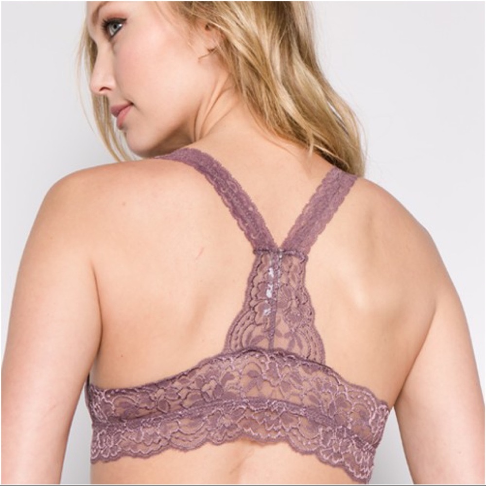 ✨RESTOCK✨DAY DREAMER RACER BACK BRALETTE-GREY - Picture 4 of 4